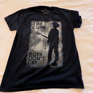 The Cure Band Tee Size Medium Black